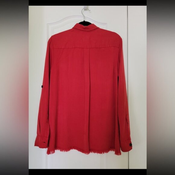 Zara Red Utility Jacket - Picture 3 of 3